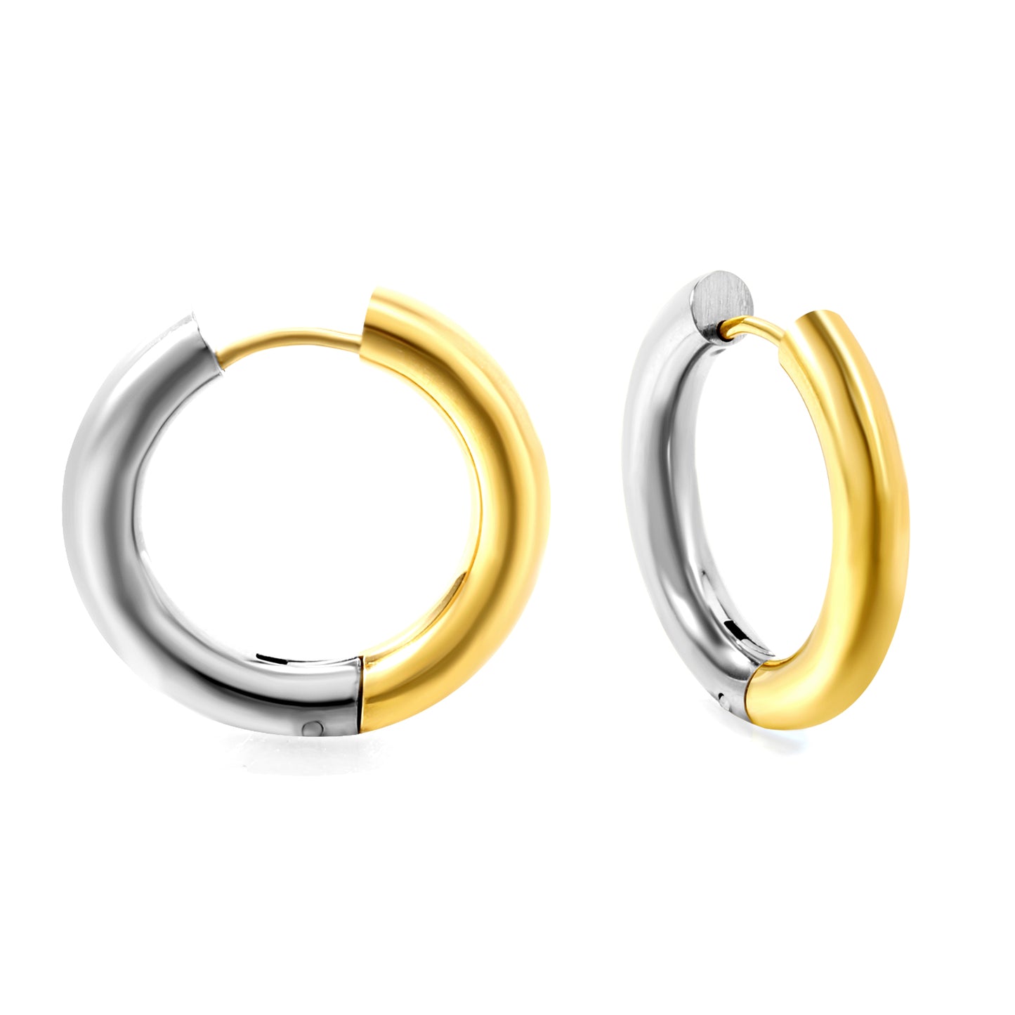 Gold-Plated Stainless Steel Statement Pendant