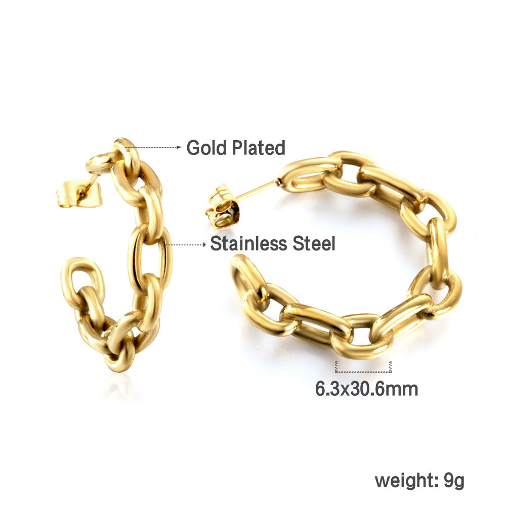 Gold-Plated Stainless Steel Pendant