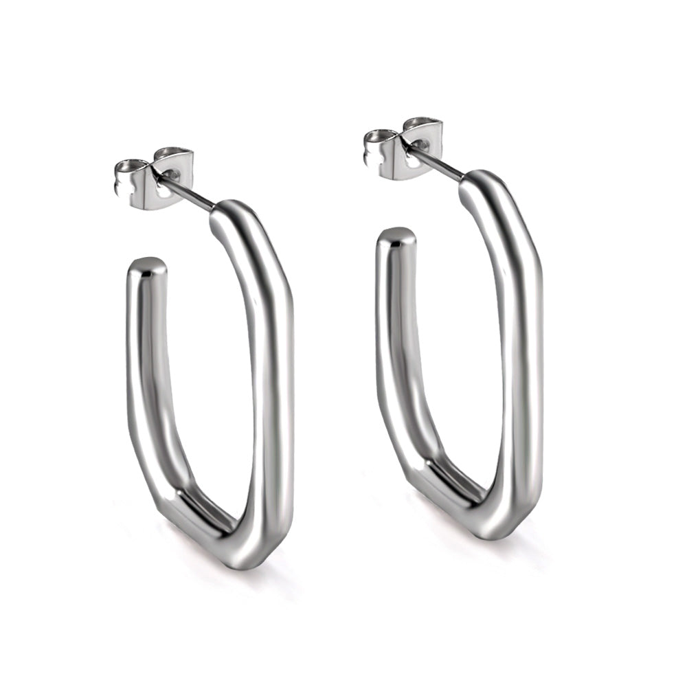 Silver-Plated Stainless Steel Pendant