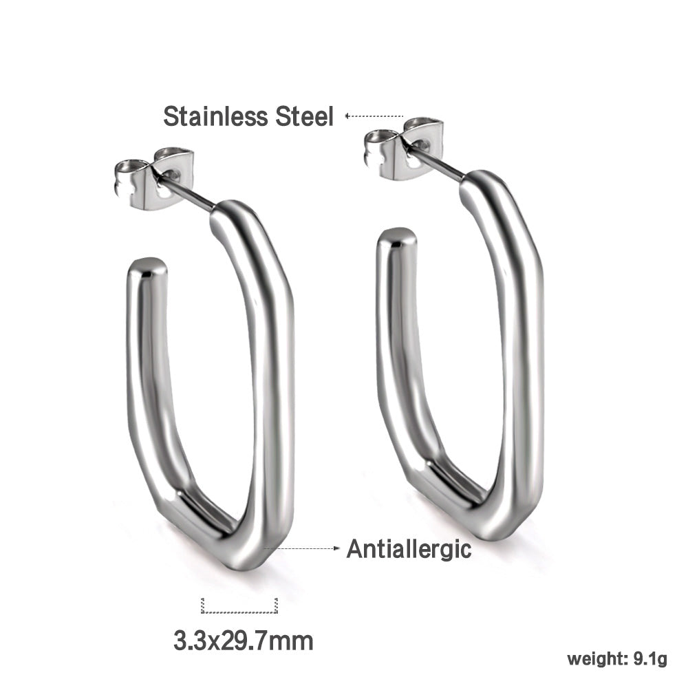 Silver-Plated Stainless Steel Pendant