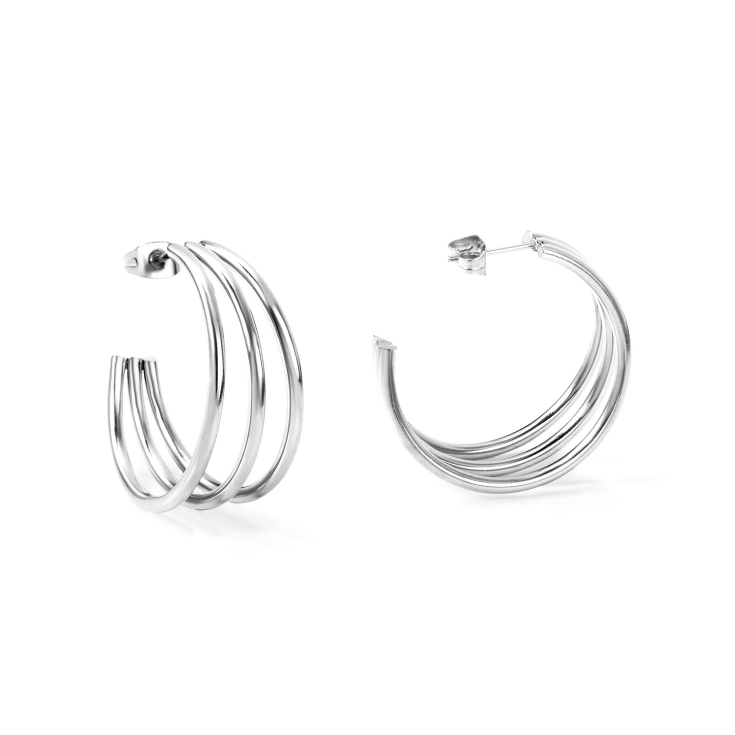 Silver-Plated Stainless Steel Pendant
