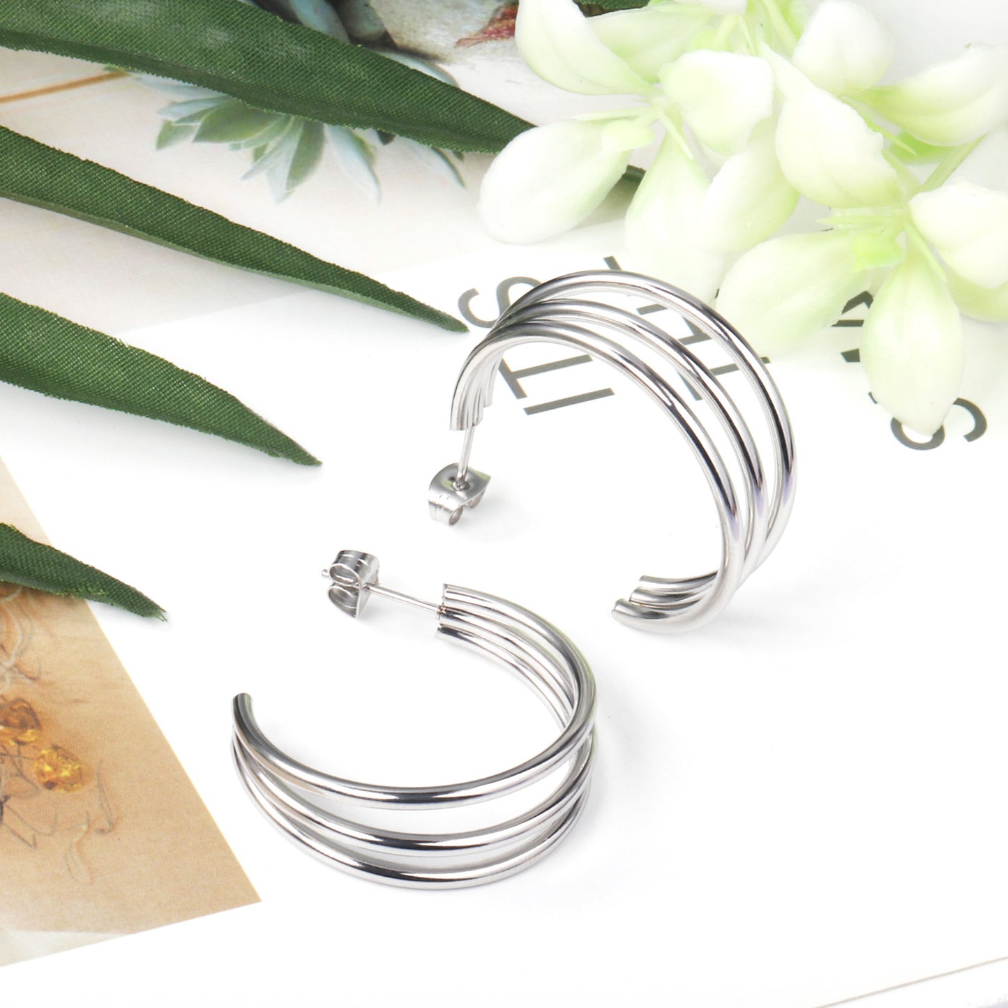 Silver-Plated Stainless Steel Pendant