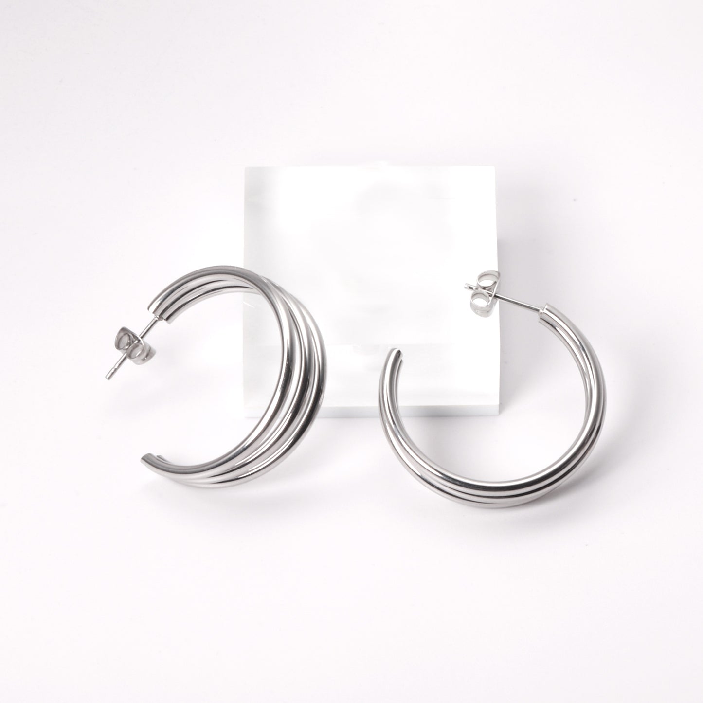 Silver-Plated Stainless Steel Pendant