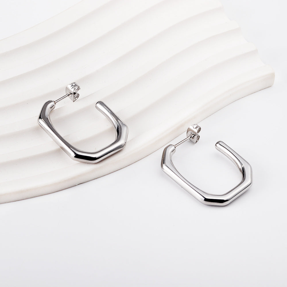 Silver-Plated Stainless Steel Pendant
