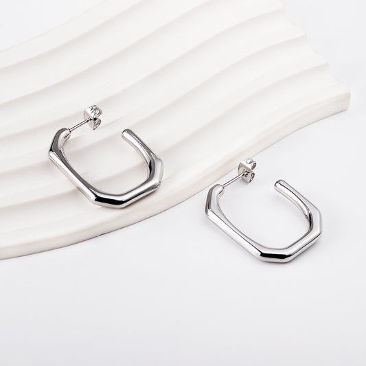 Silver-Plated Stainless Steel Pendant