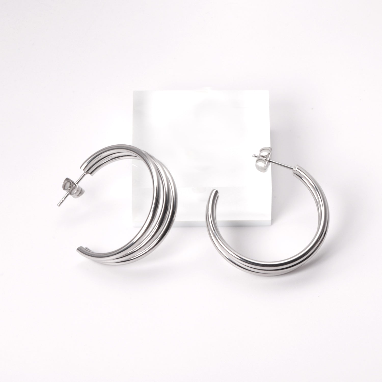 Silver-Plated Stainless Steel Pendant