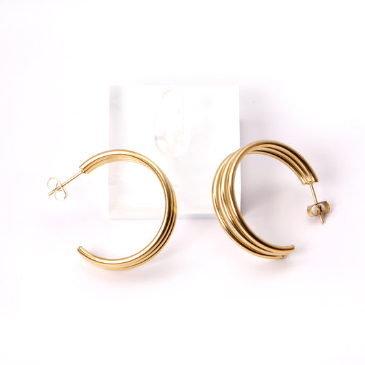 14K Gold-Plated Stainless Steel Pendant